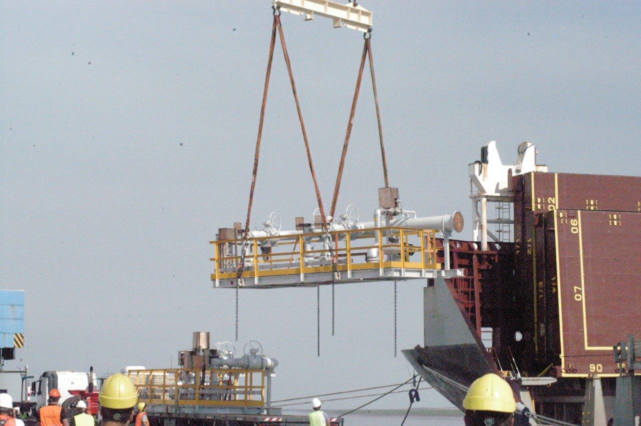 planta de gas Pluspetrol puerto Bahía Blanca