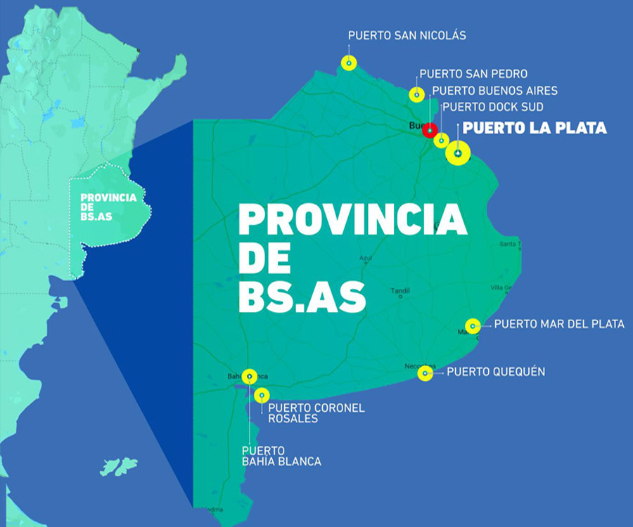 Lanzan en la provincia de Buenos Aires el Primer Congreso de Actividades Portuarias