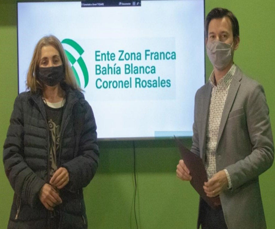 Zonas francas: convenio en Bahía Blanca -Rosales para desarrollar la economía circular