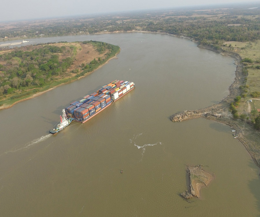 En Paraguay dicen que la navegación está al borde del colapso