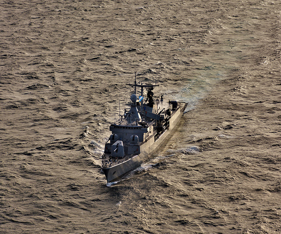 En fotos: el ARA “Sarandí” finalizó una nueva patrulla de control del mar