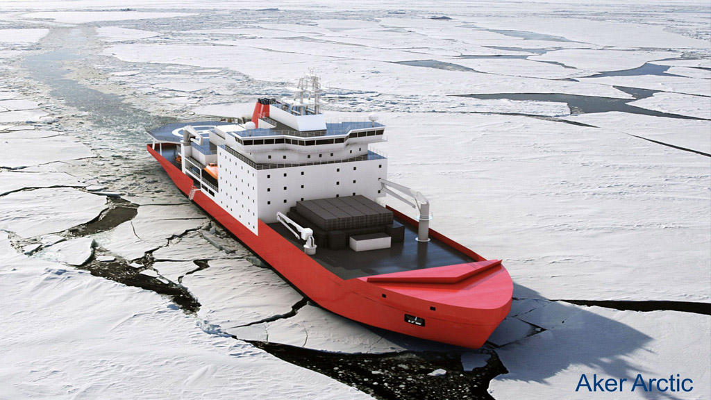 Afirman que el proyecto de construcción de un buque polar argentino continúa a paso firme