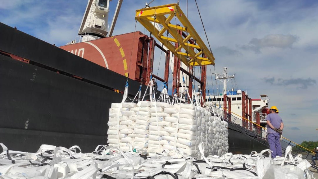 Desde San Pedro, luego de 15 años, Argentina vuelve a exportar harina de trigo a Cuba