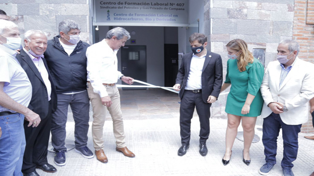 Kicillof inauguró el primer centro de capacitación en hidrocarburos de la provincia