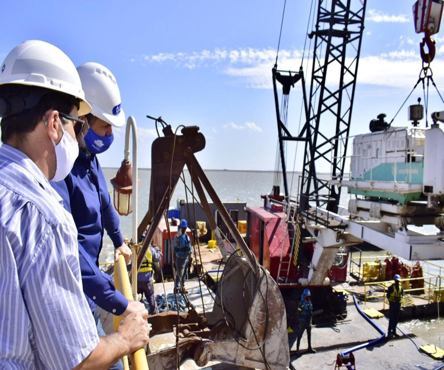 Finalizaron importantes obras de renovación de infraestructura en el puerto de Bahía Blanca