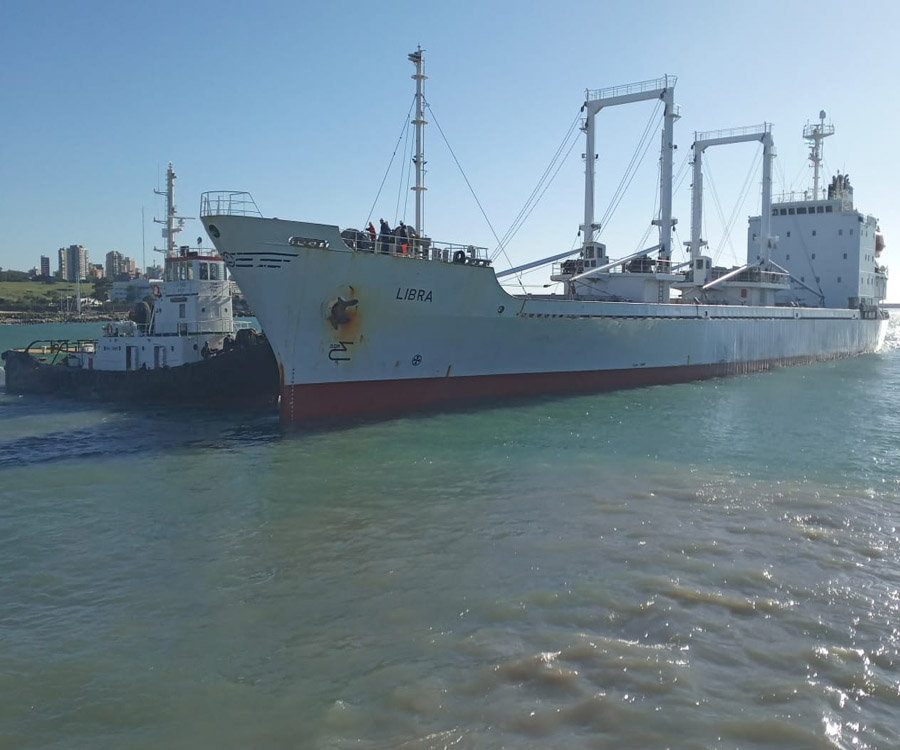 Un conocido reefer volvió a operar en el puerto de Mar del Plata