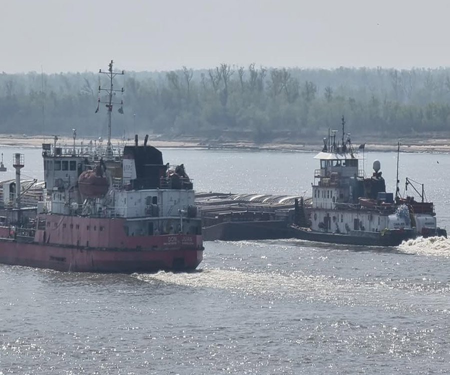 El transporte fluvial, al ritmo de la Niña y la guerra en Ucrania