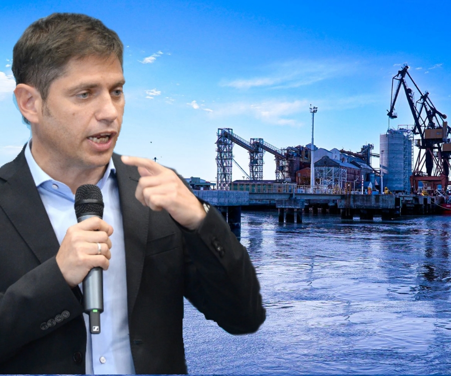 Para Axel Kicillof, los puertos bonaerenses deben volver a integrarse