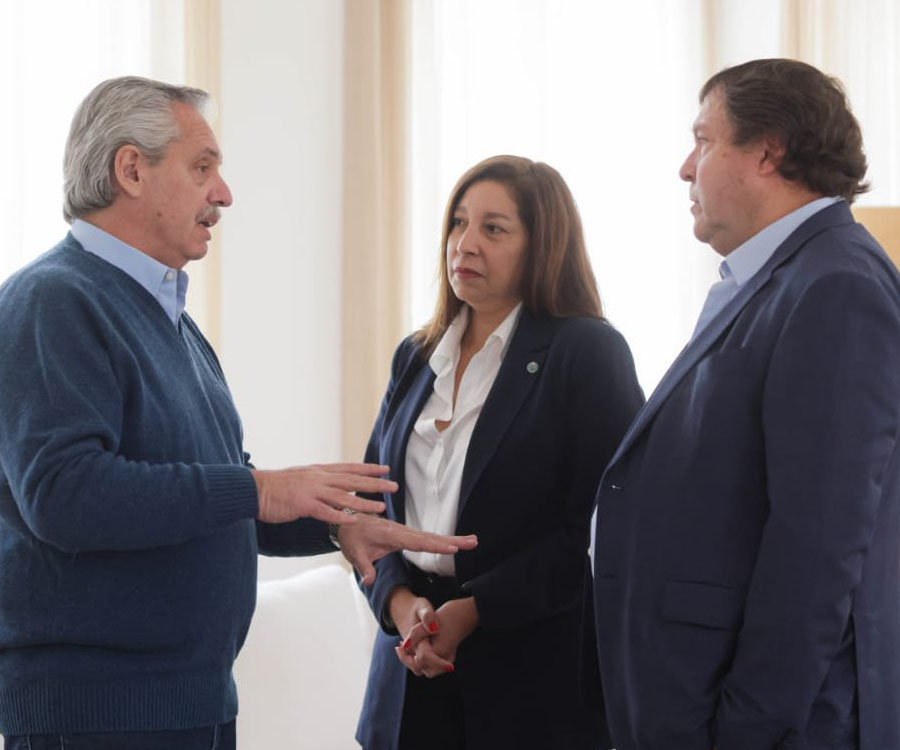 Hidrógeno verde: reunión entre Alberto Fernández y la gobernadora Carreras