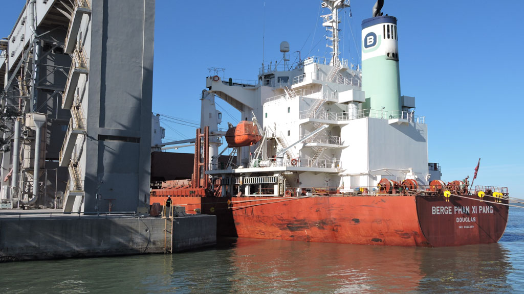 Bahía Blanca: los embarques de cereales crecieron 24 por ciento en el primer semestre