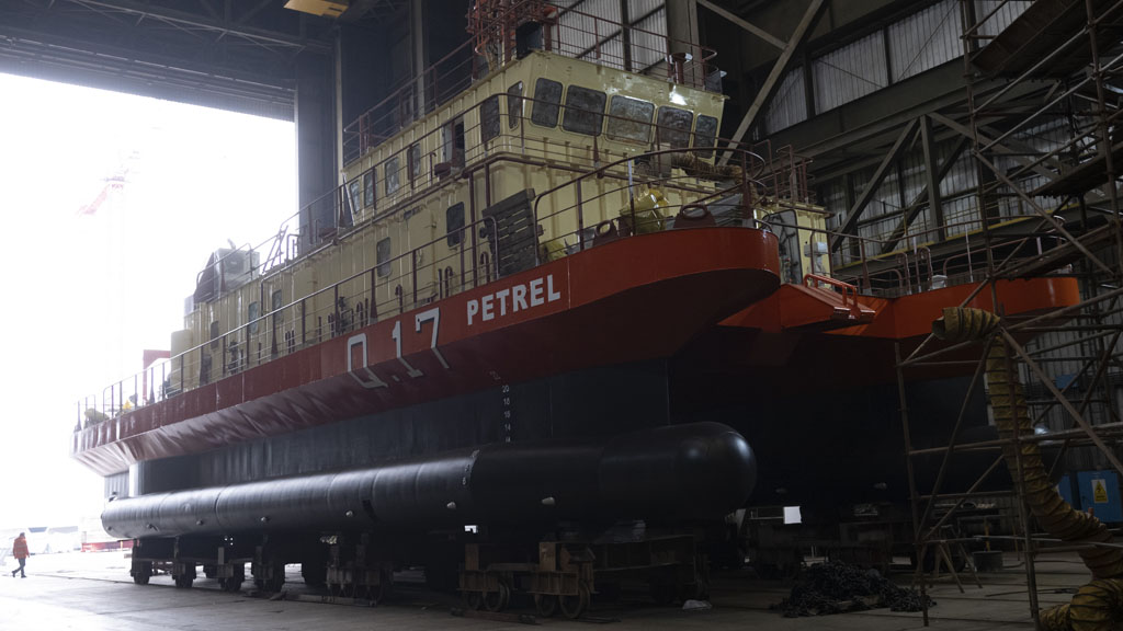 En fotos: Tandanor botará en septiembre el buque de investigación hidrográfica Petrel