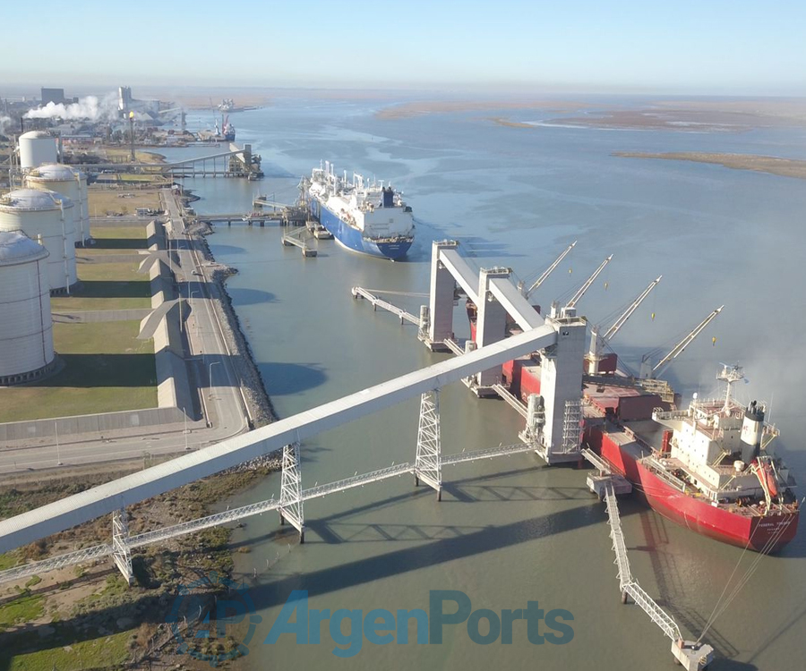 El puerto de Bahía Blanca alcanzó cifras récord en el primer semestre de 2022
