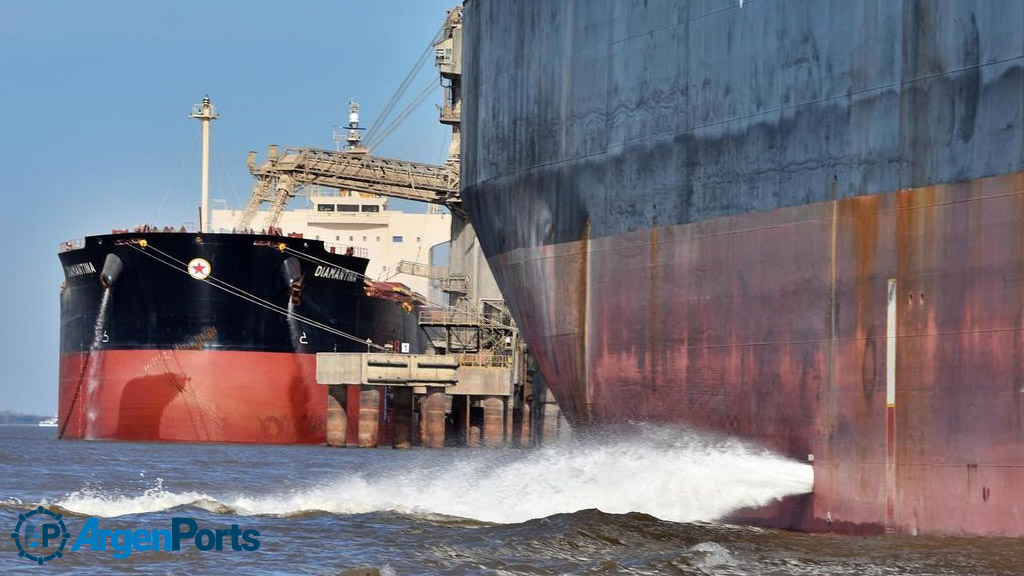 La UNR  pone la lupa en el agua de lastre que arrojan los grandes buques en el río Paraná