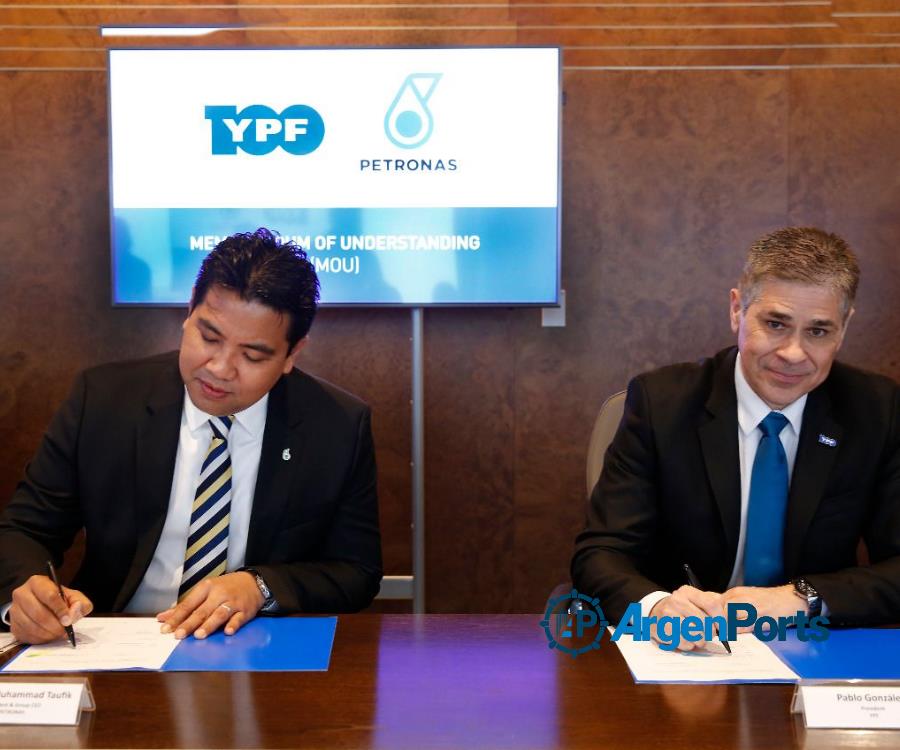 YPF y Petronas firmaron un acuerdo para avanzar en el desarrollo de GNL
