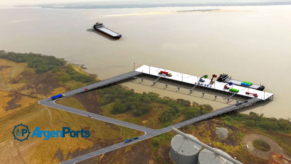 Eximen del pago de aranceles para la construcción de dos puertos en Corrientes