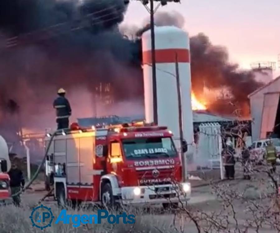 Videos: Así fue la tremenda explosión en una refinería de Plaza Huincul