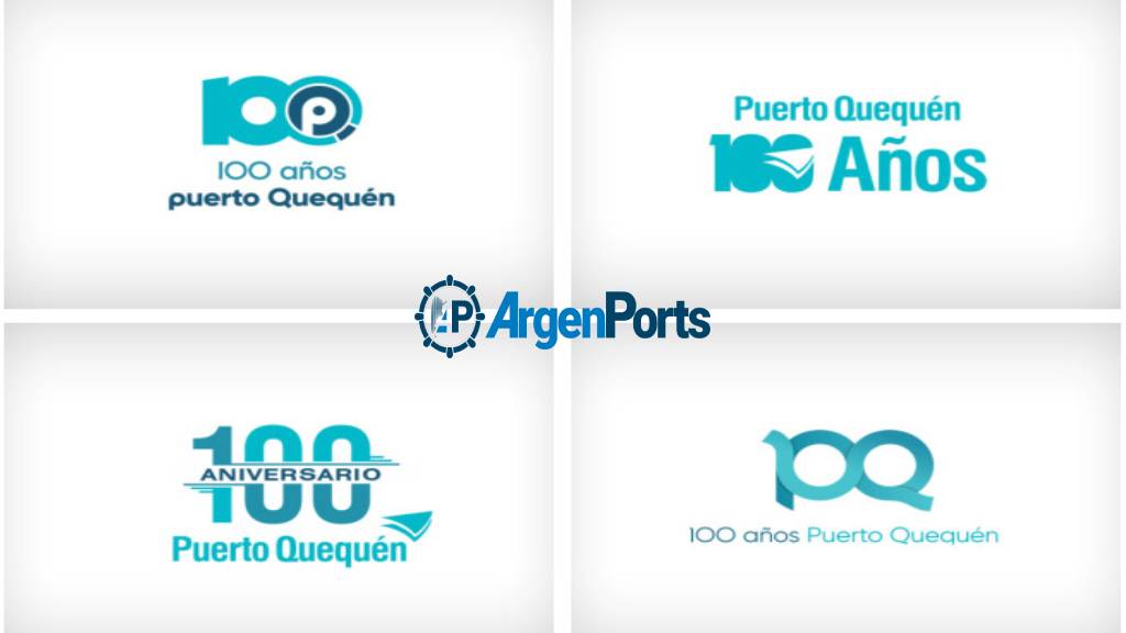 Puerto Quequén: termina la encuesta para elegir el logo del centenario