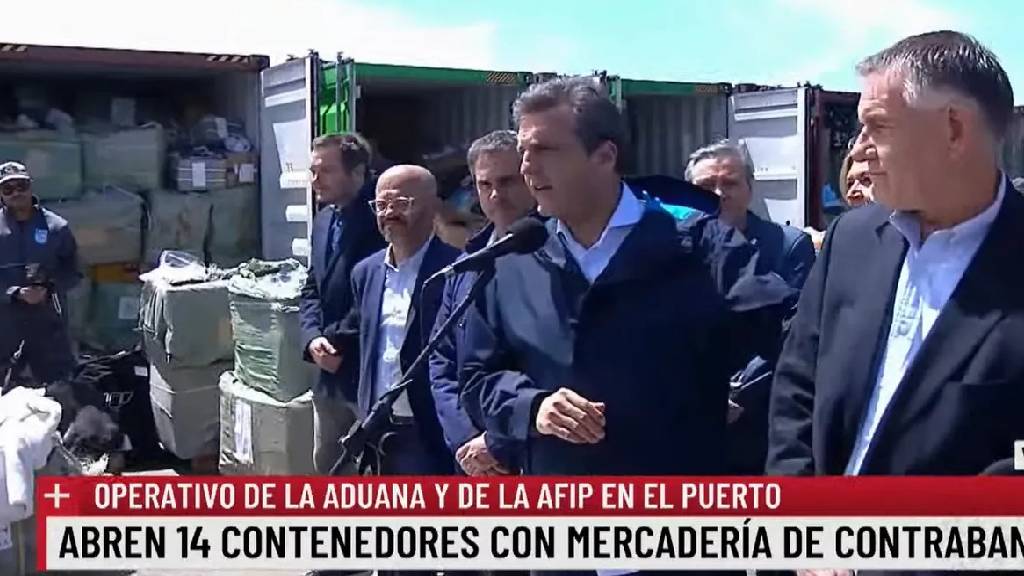 Millonario decomiso en 14 contenedores del puerto de Buenos Aires por contrabando