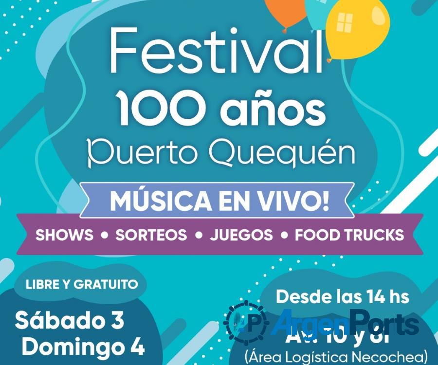 Cuenta regresiva para los festejos de los 100 años de Puerto Quequén