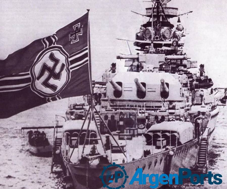 When the battleship Graf Spee was about to surrender in Puerto Belgrano