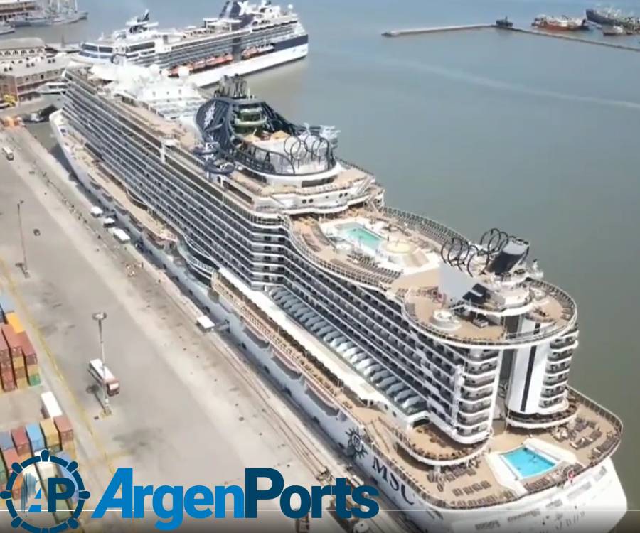 Montevideo recibió a un crucero de 323 metros de eslora, el mayor en su historia