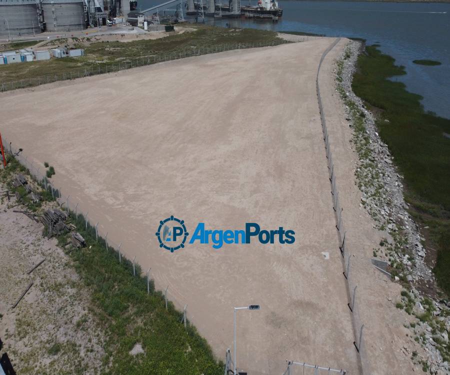 El puerto de Bahía Blanca sumó una nueva área a su operatoria logística