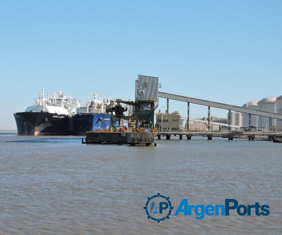Enarsa compró 30 cargamentos de GNL y regresará el buque a Bahía Blanca