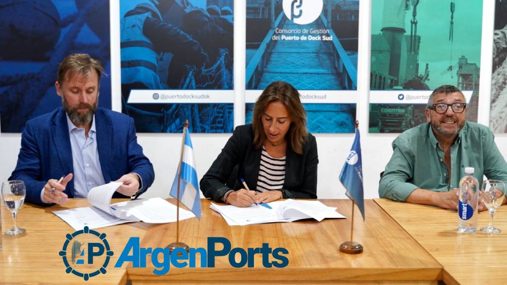 El Puerto Dock Sud firmó un convenio marco con la Junta de Seguridad de Transporte