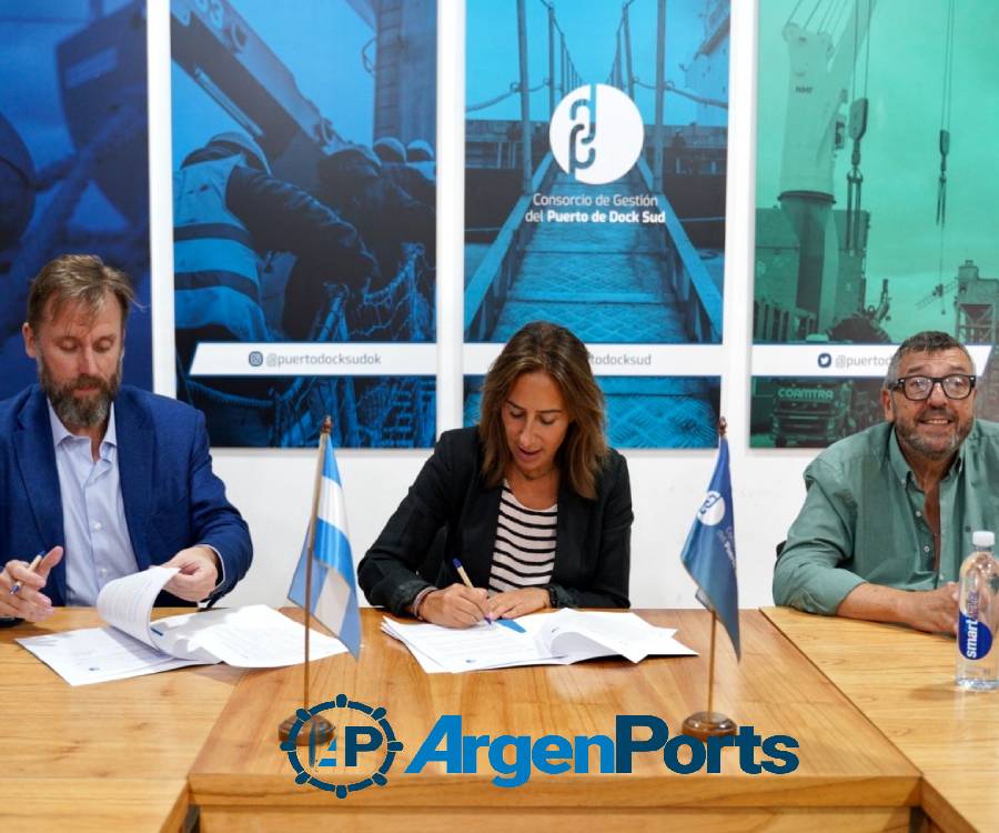 El Puerto Dock Sud firmó un convenio marco con la Junta de Seguridad de Transporte