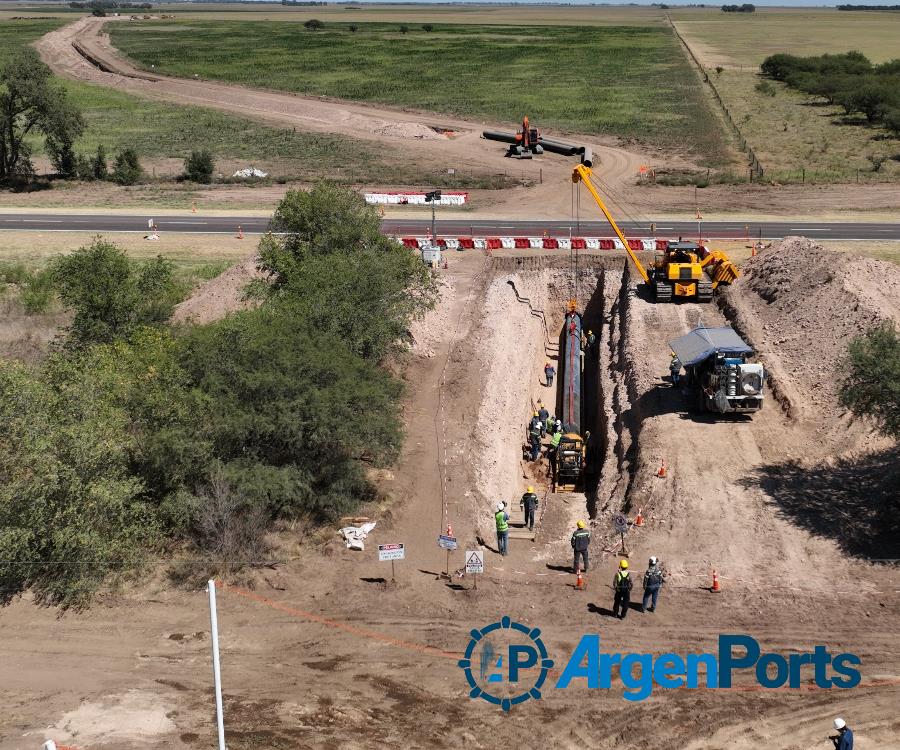 Gasoducto Kirchner: cómo se atraviesa la ruta 35 sin afectar el asfalto