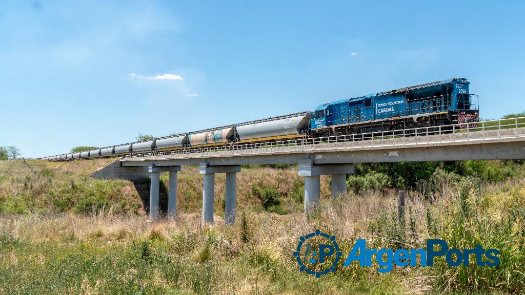 Bimestre récord para las toneladas transportadas por Trenes Argentinos Cargas