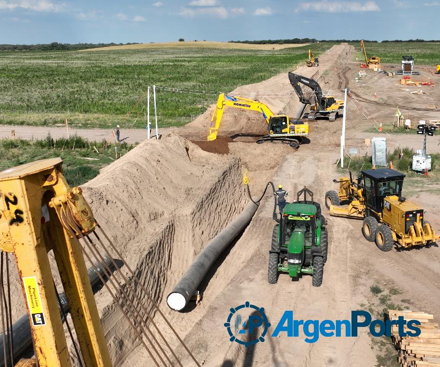 Gasoducto Kirchner: se vienen las primeras pruebas hidráulicas