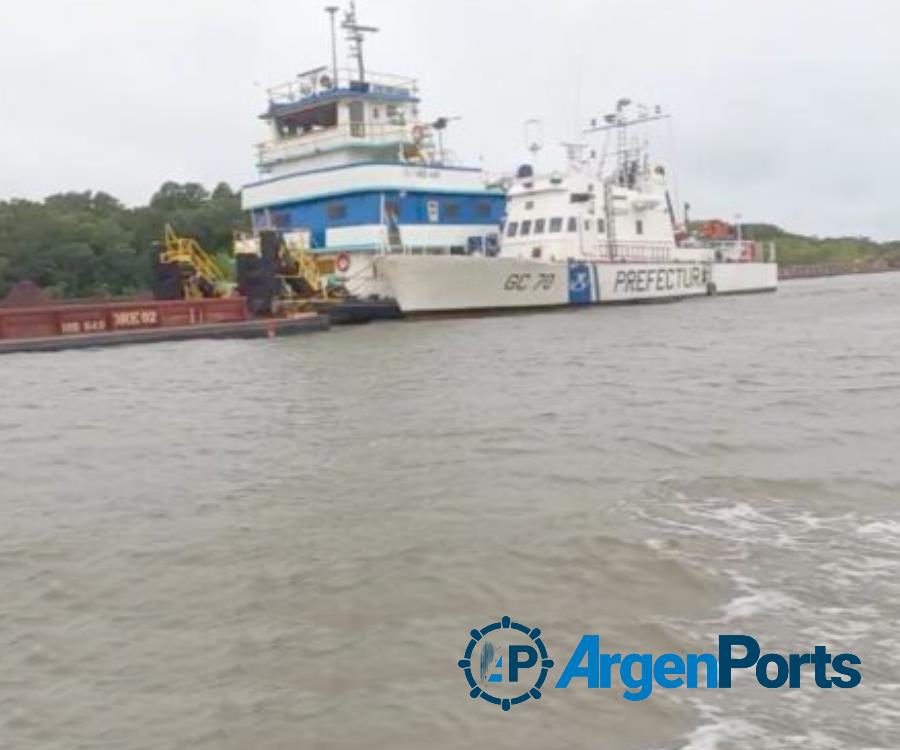 Advierten que las barcazas hundidas en el Paraná están a una profundidad irrecuperable