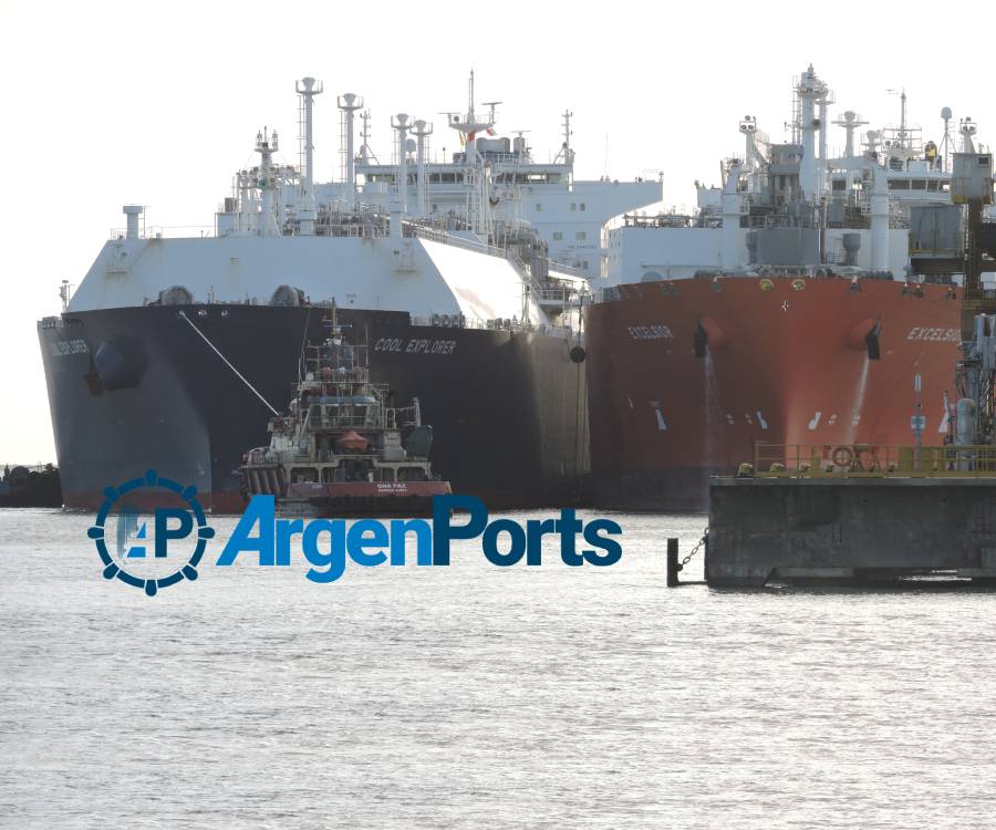 Comenzó el arribo de buques con GNL importado al puerto de Bahía Blanca