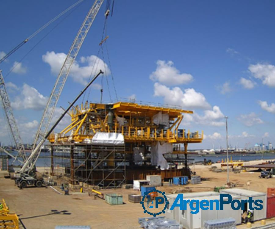 Comenzó en el Mar Austral la construcción del proyecto gasífero offshore Fénix
