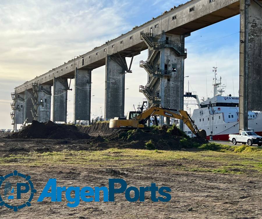 Mar del Plata: avanza la recuperación de 20.000 m2 de área operativa en Espigón 3