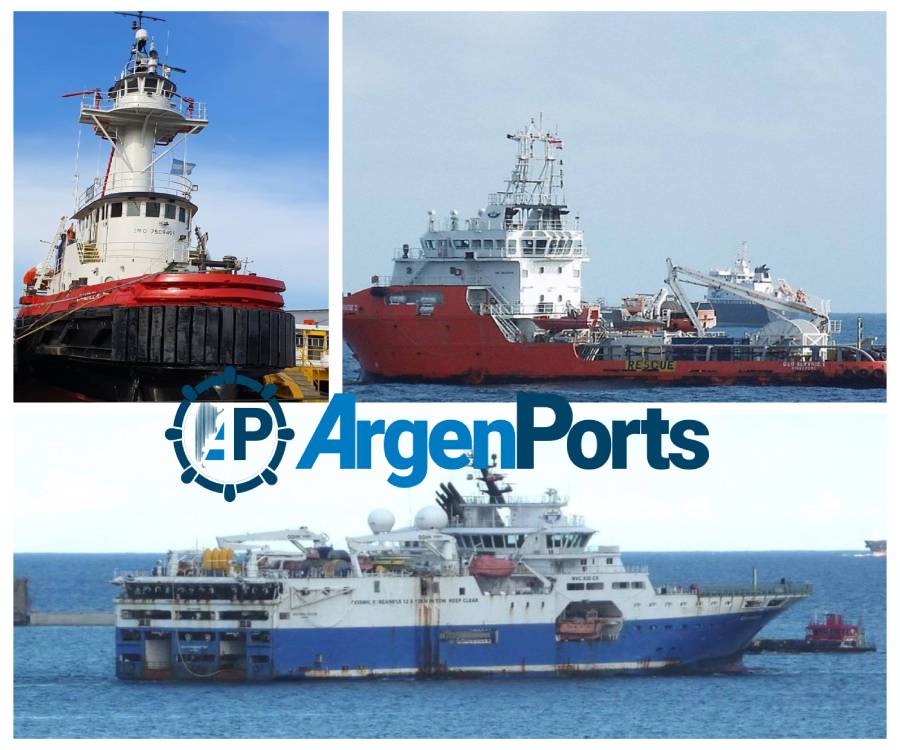 Mar del Plata: son tres los buques que trabajan en la exploración sísmica para hallar petróleo