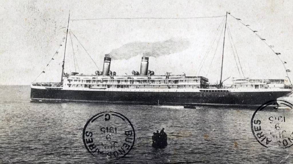 La suerte de la familia Bergoglio en la tragedia del Titanic italiano que naufragó en Sudamérica