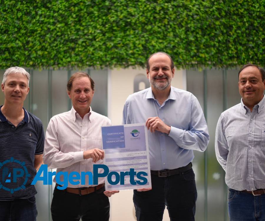 El Puerto de Bahía Blanca fue certificado como Ecoports “Puerto Sustentable”