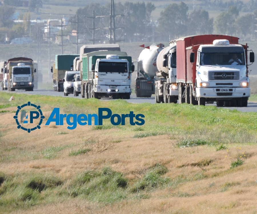 Estiman que llegarán 1,2 millones de camiones a los puertos de San Lorenzo