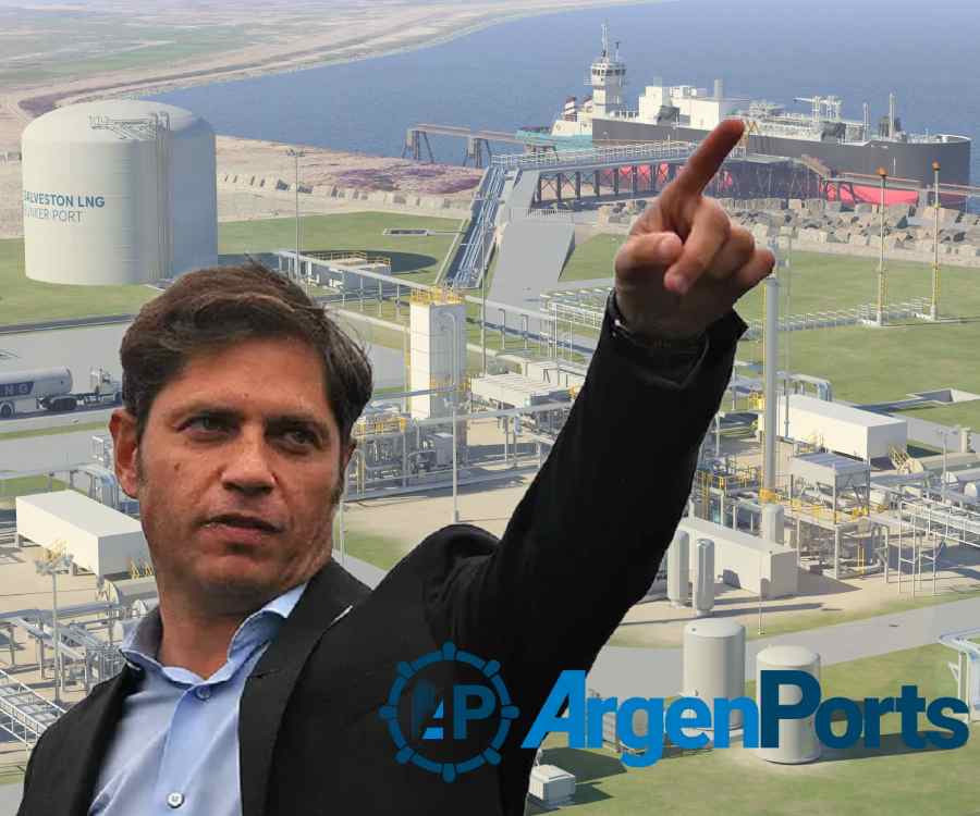 GNL: Kicillof declara de interés bonaerense la instalación de una megaplanta en Bahía Blanca