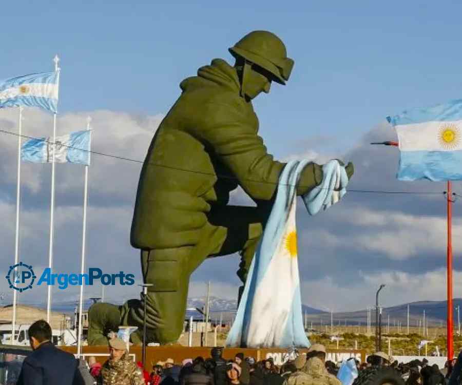 Los Héroes de Malvinas ya tienen su monumento en la Patagonia