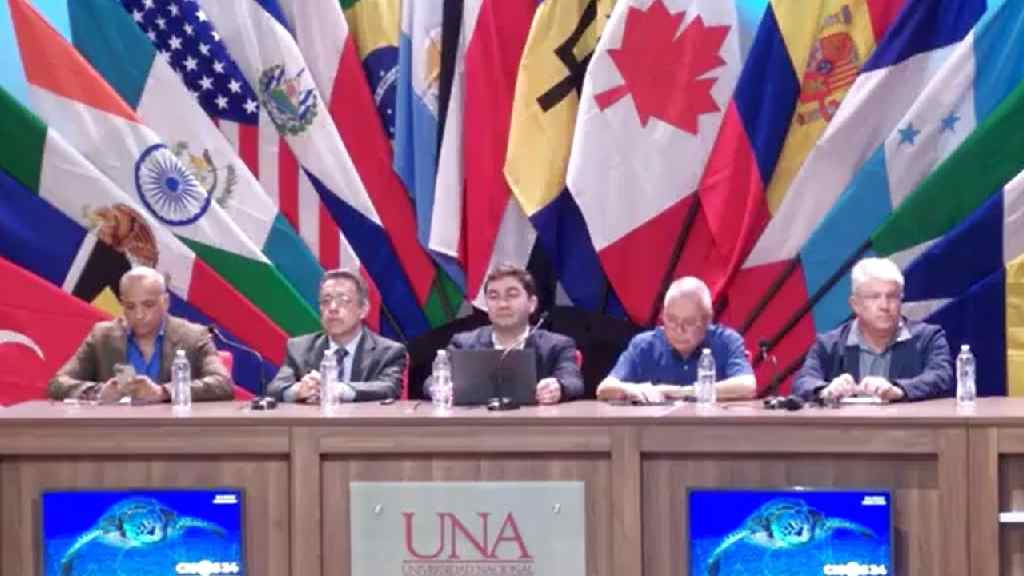 Miguel Angel Sánchez expuso en la precumbre de la Conferencia Mundial sobre los Océanos