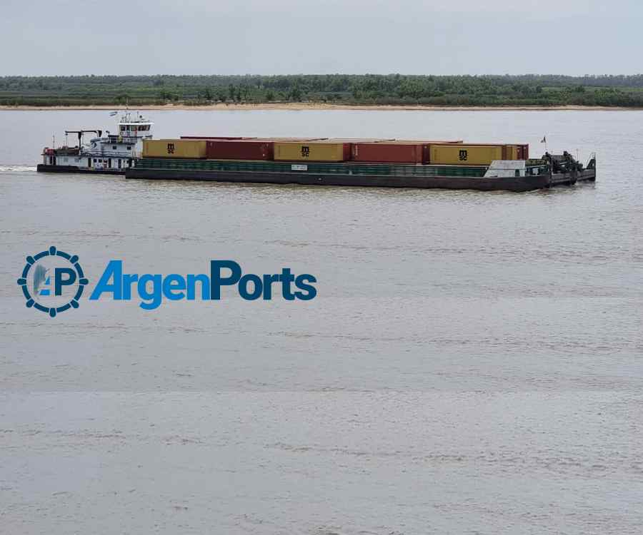 El Puerto de Corrientes se reactiva con la llegada de 200 contenedores de Acon Timber