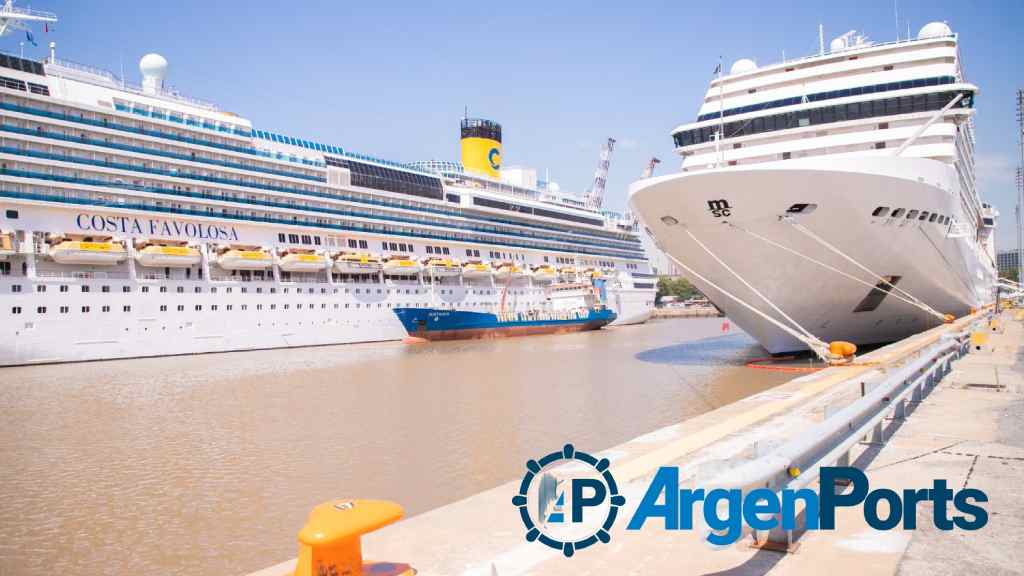 Anunciaron una bonificación de 23,5% en las tasas portuarias para las empresas de cruceros