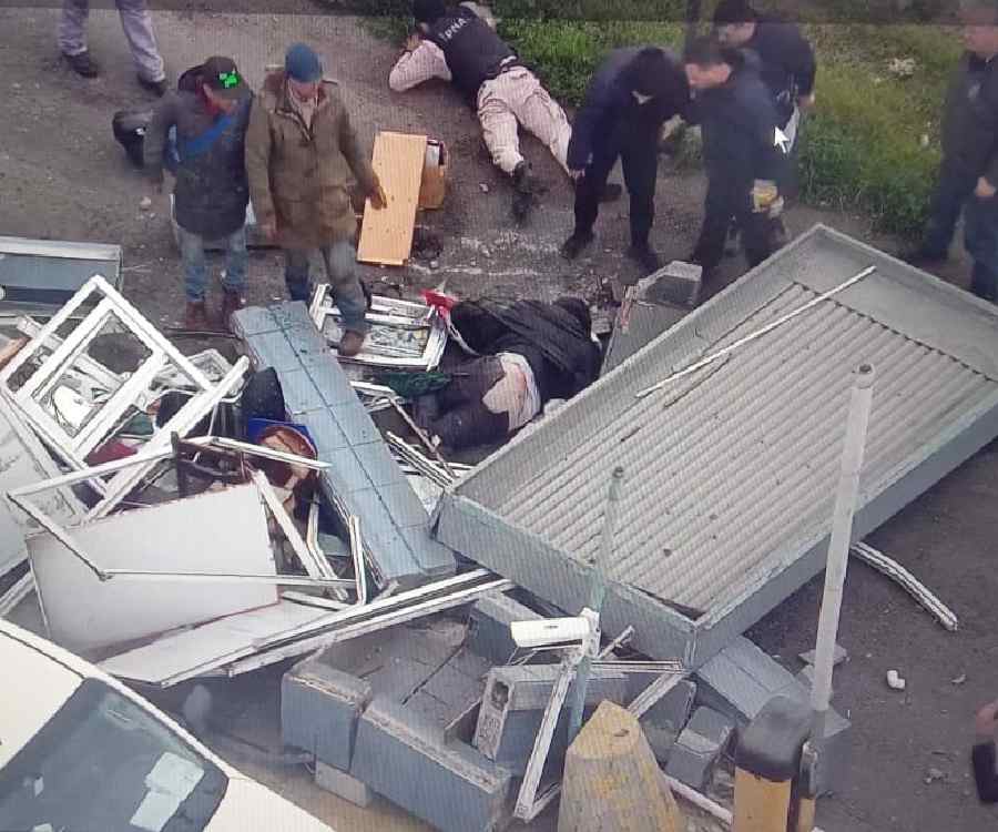 En video: así fue el impactante accidente que dejó dos heridos en puerto Mar del Plata