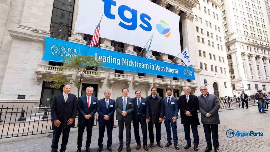 TGS celebra 30 años cotizando en la Bolsa de Nueva York