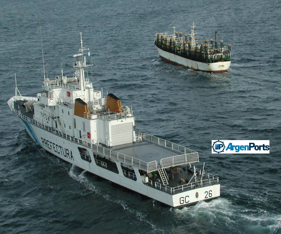 Prefectura monitorea el mar ante el inminente arribo de la flota pesquera de aguas distantes