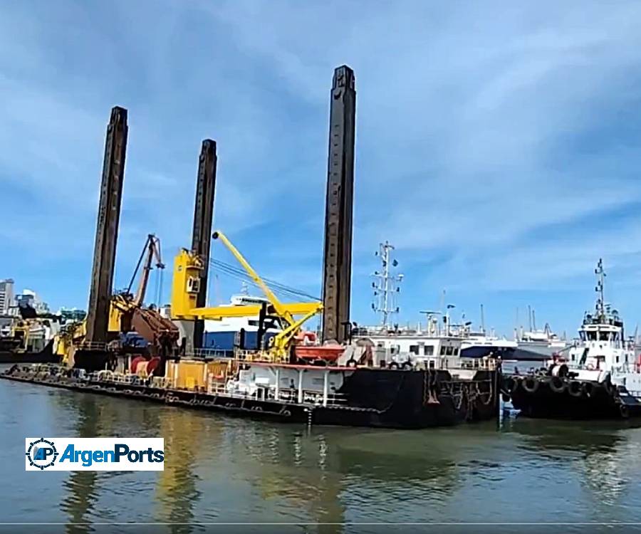 ANP aprobó la ampliación del dragado a 14 metros en el puerto de Montevideo