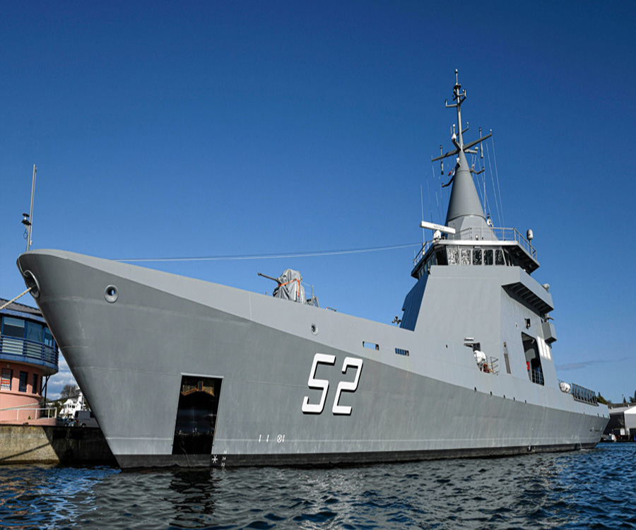 La Armada Argentina recibió en Francia el nuevo patrullero oceánico ARA Piedrabuena